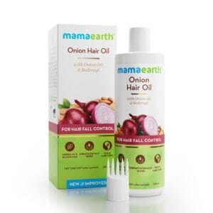 Mamaearth Onion Hair Oil for Men & Women-250 ml bottle for hair fall control
