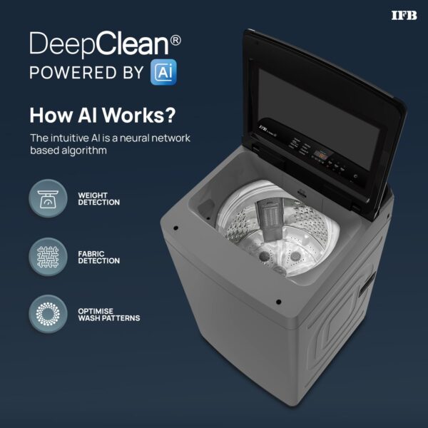 IFB 7 Kg Deep Clean® Technology, AI Powered, Fully Automatic Washing Machine - Image 12