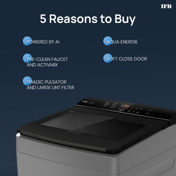 IFB 7 Kg Deep Clean® Technology, AI Powered, Fully Automatic Washing Machine - Image 13