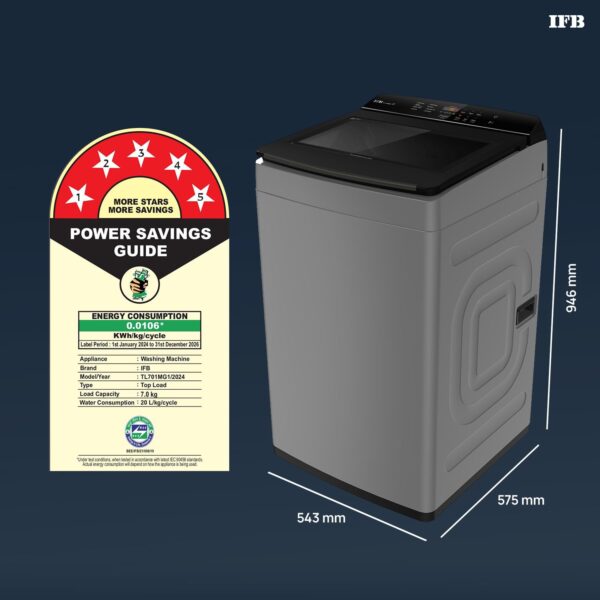 IFB 7 Kg Deep Clean® Technology, AI Powered, Fully Automatic Washing Machine - Image 6