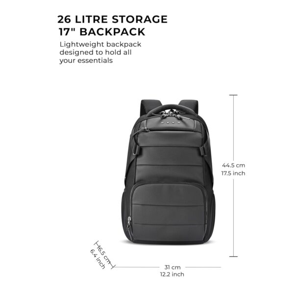 Gear Faux Leather Water Resistant laptop Backpack - Image 3