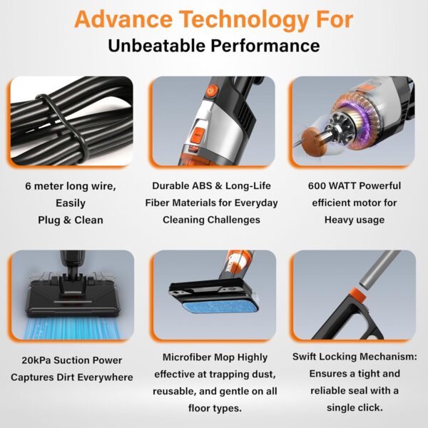 Vacuum Cleaner for Home Use Wet and Dry ,Turbo sweep 3-in-1 - Image 7